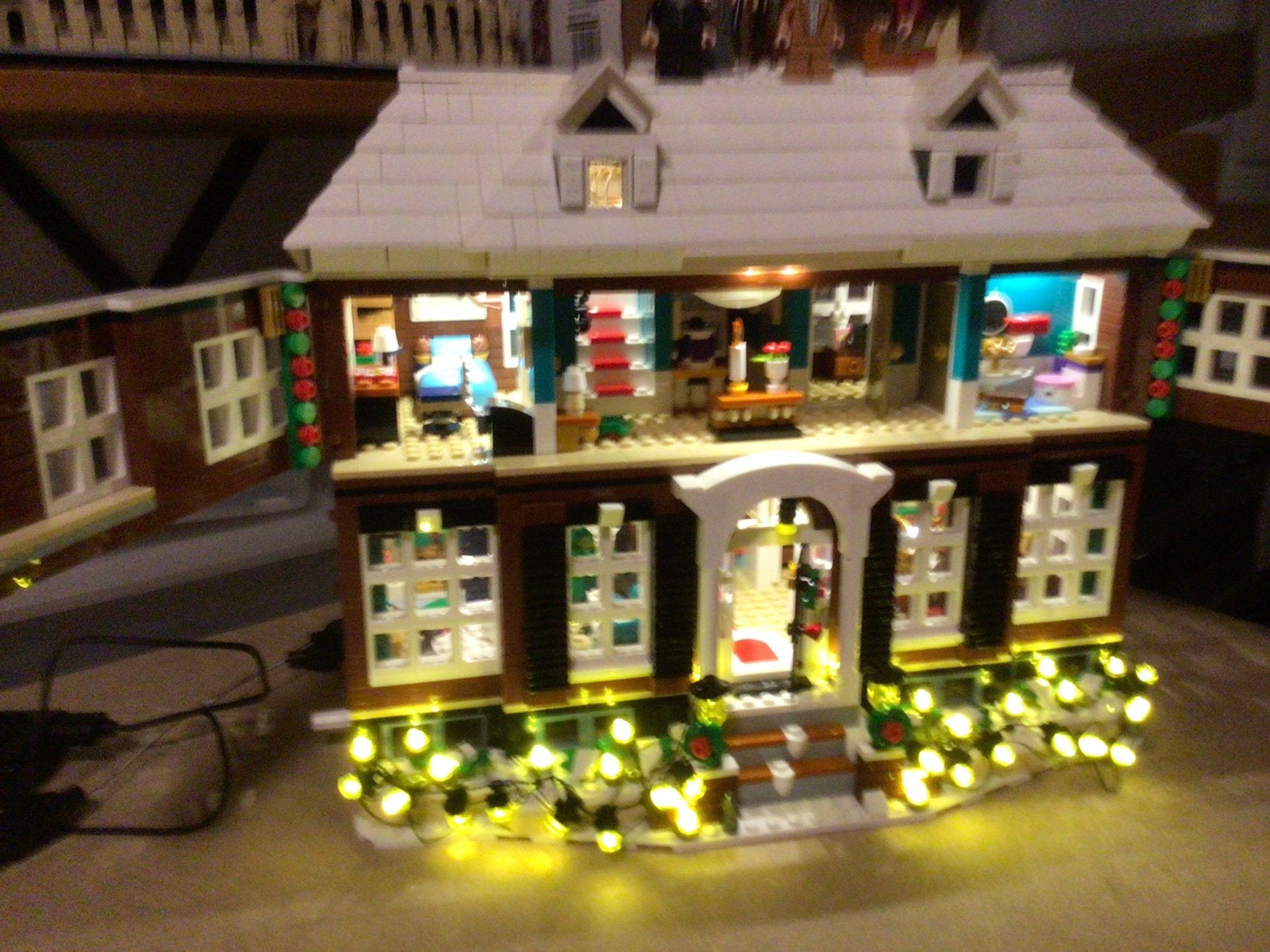 Lego 21330 Ideas Home alone met led verlichting., Ophalen of Verzenden, Gebruikt