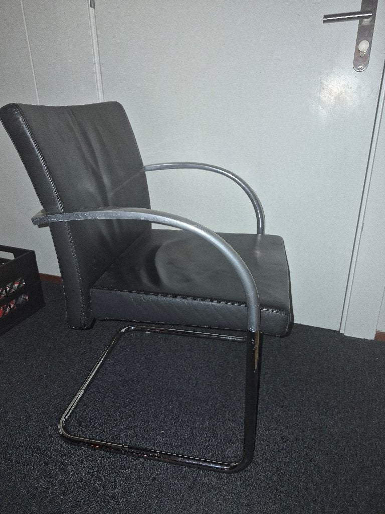 6 nette leren artifort stoelen, Huis en Inrichting, Stoelen, Ophalen, Gebruikt, Zwart, Leer