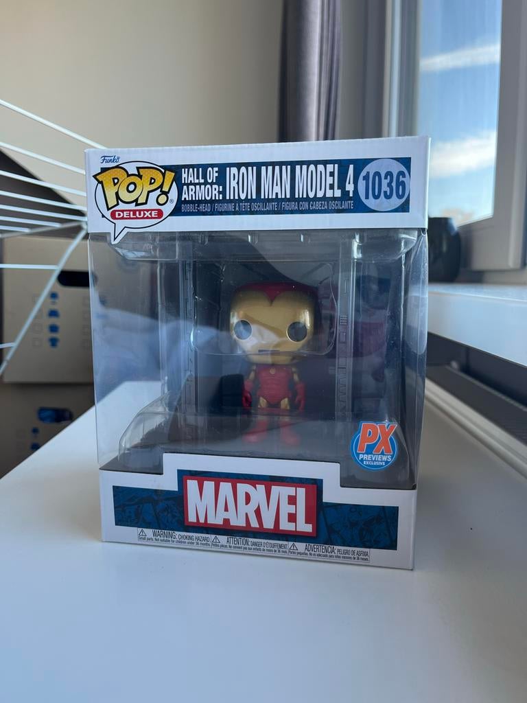 Funko Pop! Deluxe Iron Man Model 4 #1036, Kinderen en Baby's, Speelgoed | Actiefiguren, Ophalen of Verzenden, Zo goed als nieuw
