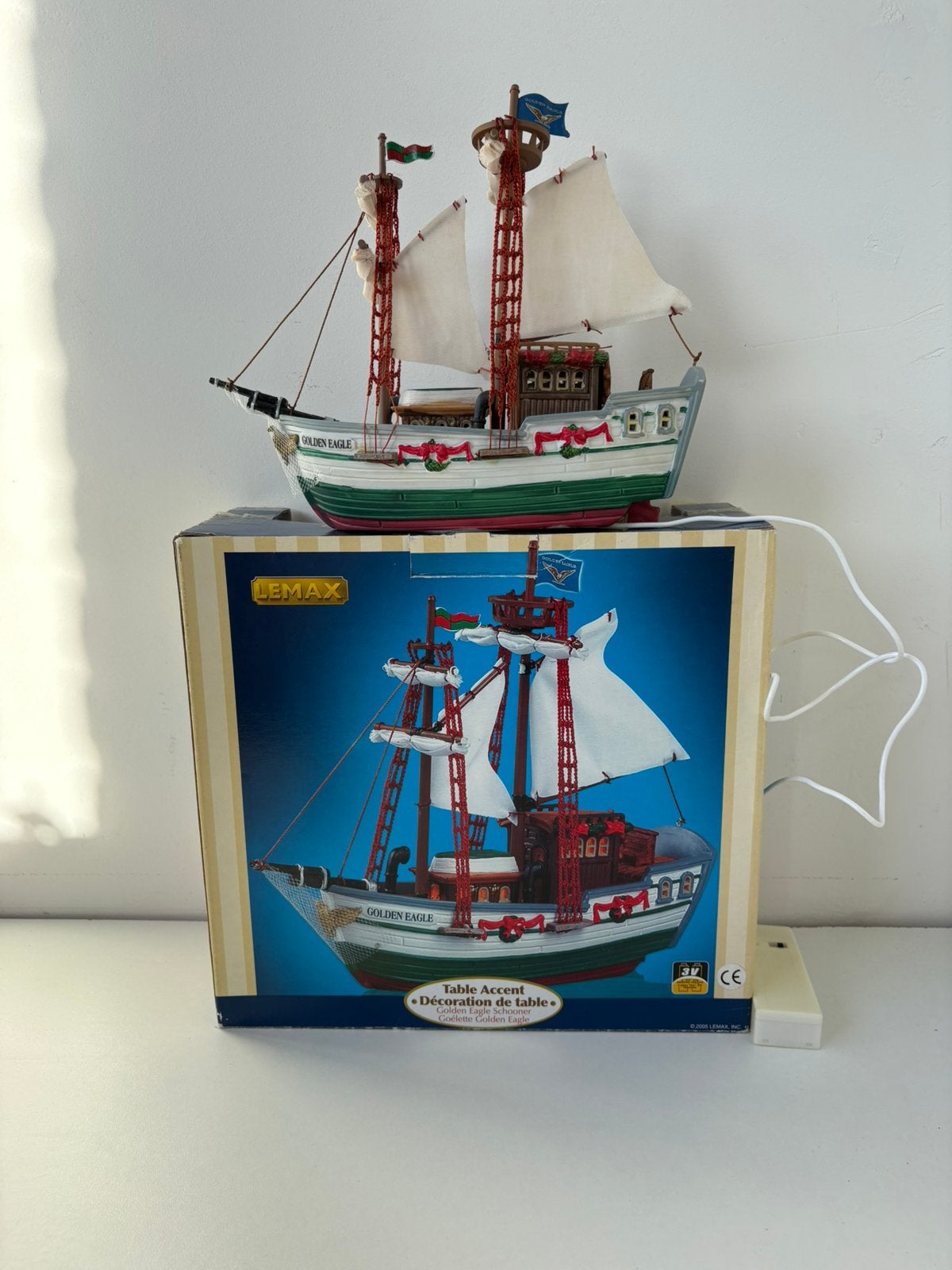 Lemax Golden Eagle Schooner, Ophalen of Verzenden, Zo goed als nieuw