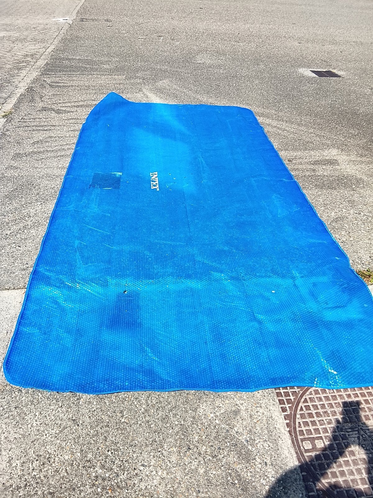 Intex Solar Zwembadfolie Verwarming 450x220 cm, Gebruikt, Overige typen, Onbekend, Ophalen of Verzenden