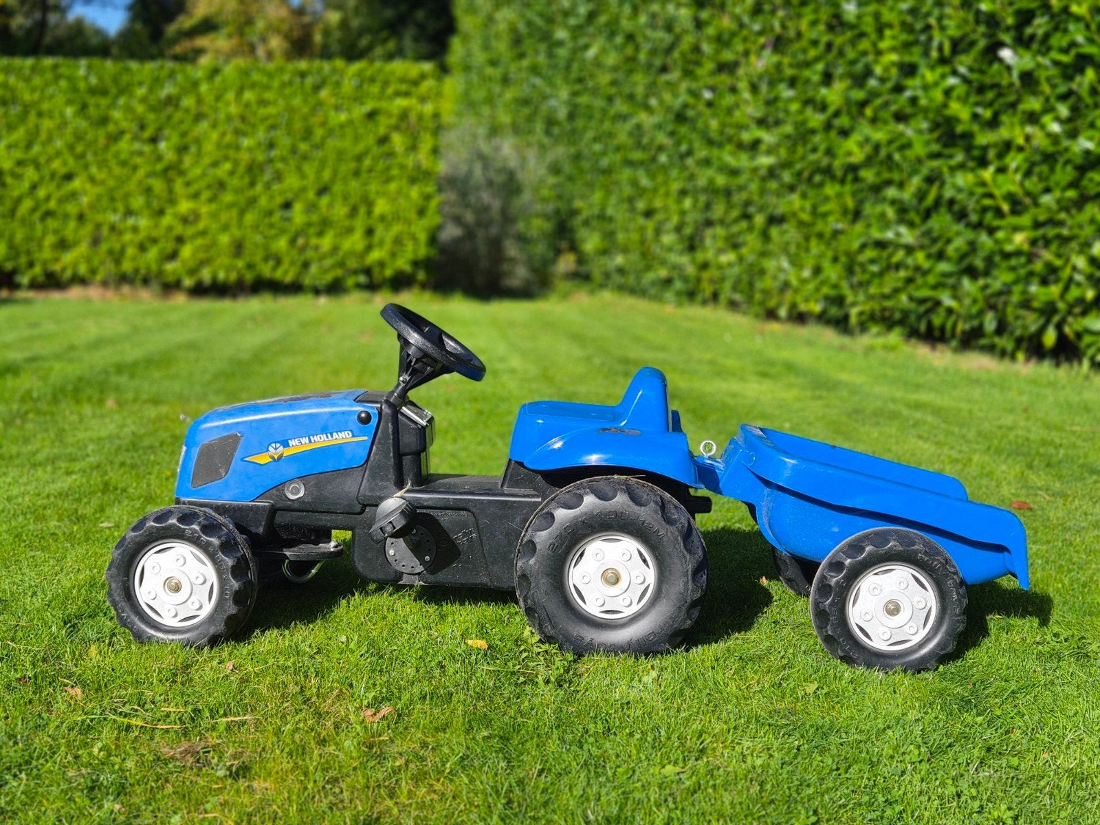New Holland traptractor met aanhanger, Ophalen, Gebruikt, Trapvoertuig