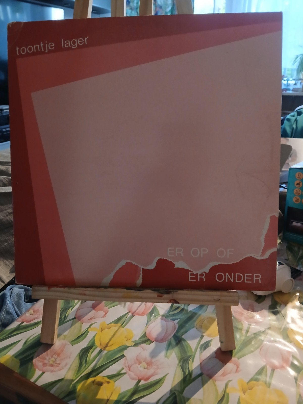 Toontje Lager - Er Op Of Er Onder (LP) plaat vinyl, Cd's en Dvd's, Vinyl | Nederlandstalig, Ophalen of Verzenden, Gebruikt