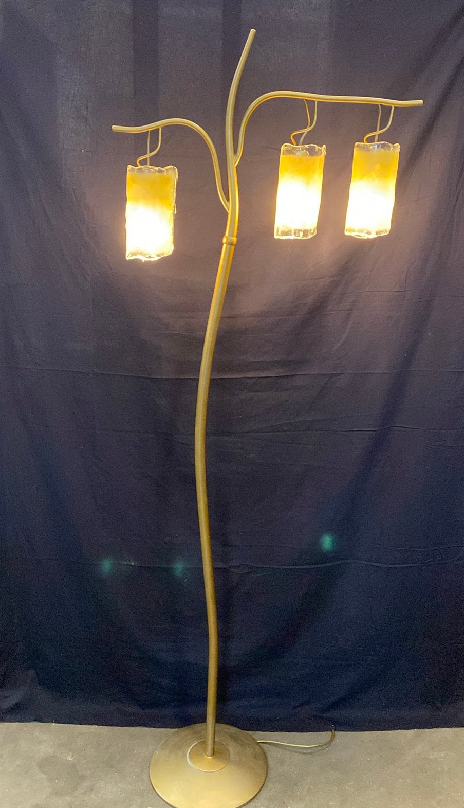 Sil.Lux vloerlamp. Murano glas. Porto serie, Huis en Inrichting, Ophalen, ., Zo goed als nieuw, Glas