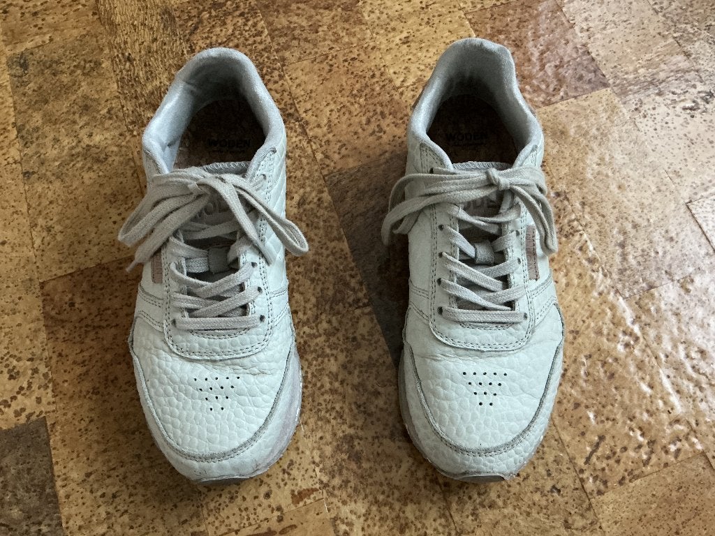 Woden gympen, Kleding | Dames, Ophalen, Beige, Sneakers of Gympen, Zo goed als nieuw