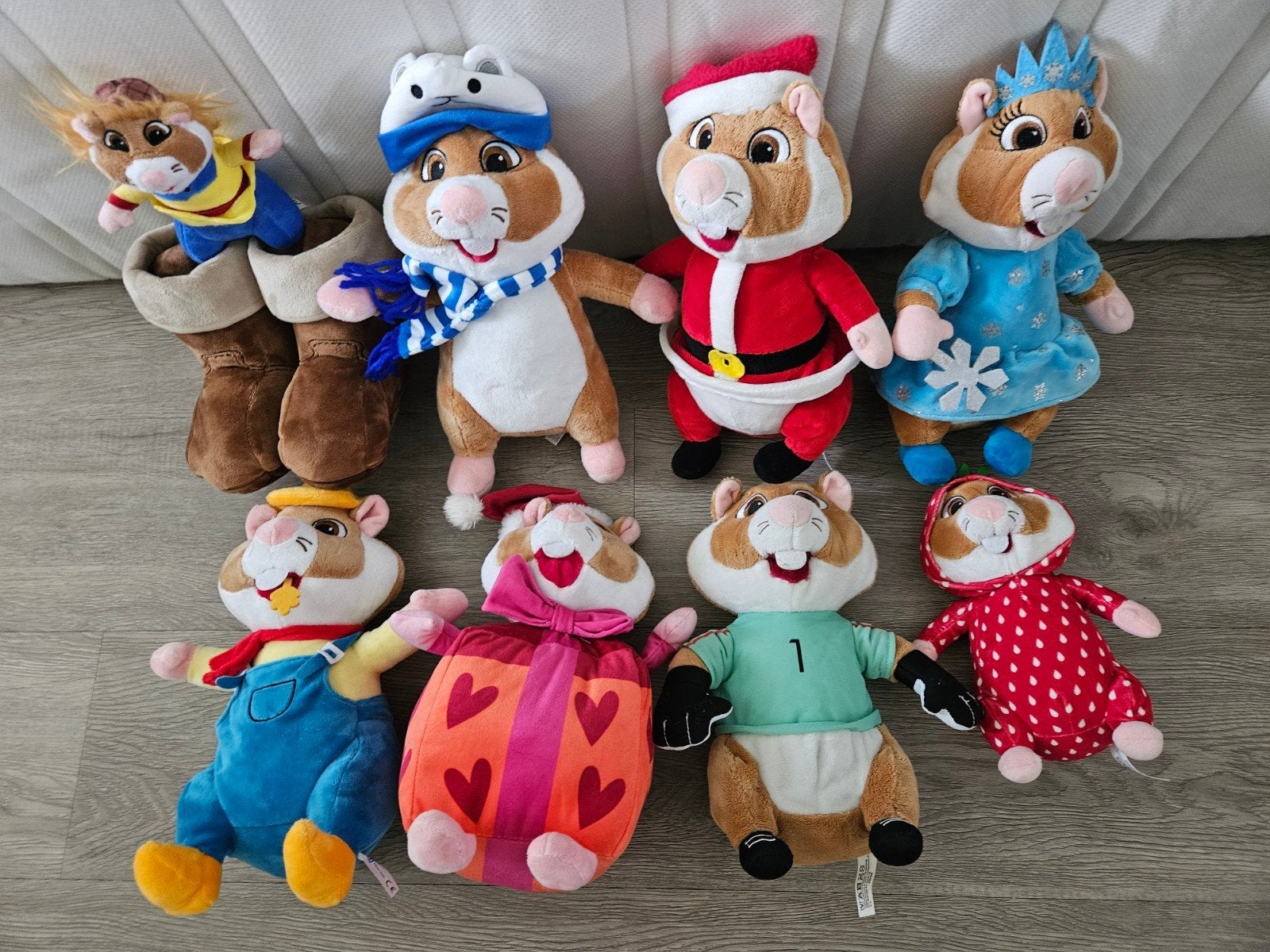 8 x AH hamster knuffels, Ophalen of Verzenden, Zo goed als nieuw, Overige typen