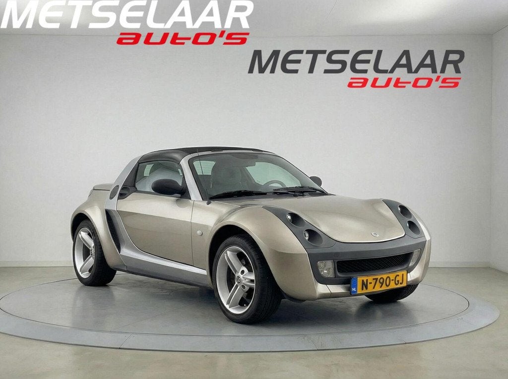 Smart roadster 0.7 turbo 100PK, Auto's, Smart, Automaat, Gebruikt, Zwart, Leder