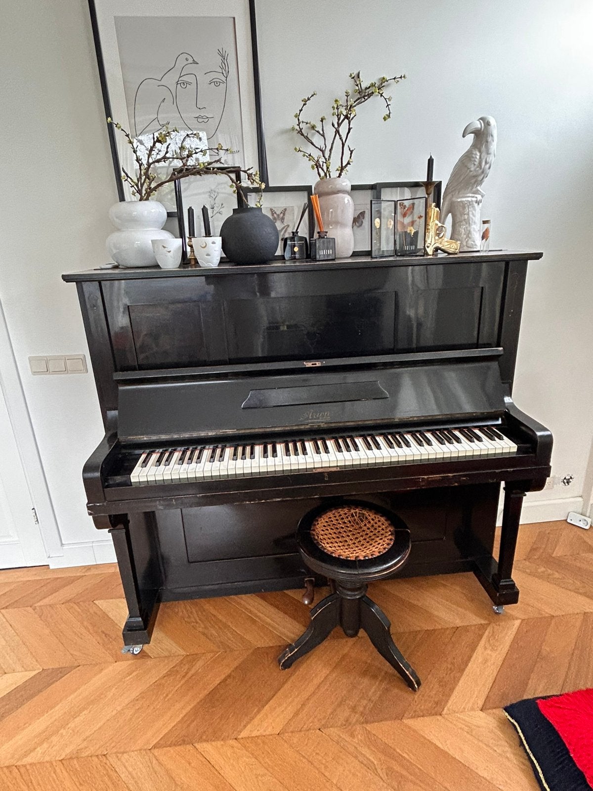 Gratis op te halen!! Piano , Arion Berlin, Muziek en Instrumenten, Piano's, Ophalen, Gebruikt, Zwart, Piano