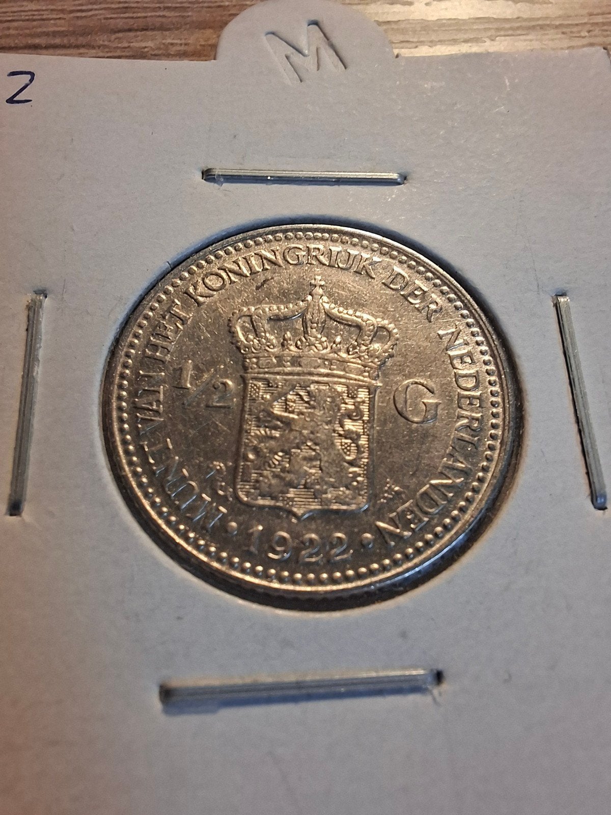 Halve gulden 1922 | mooie staat, ½ gulden, Zilver, Ophalen of Verzenden, Koningin Wilhelmina