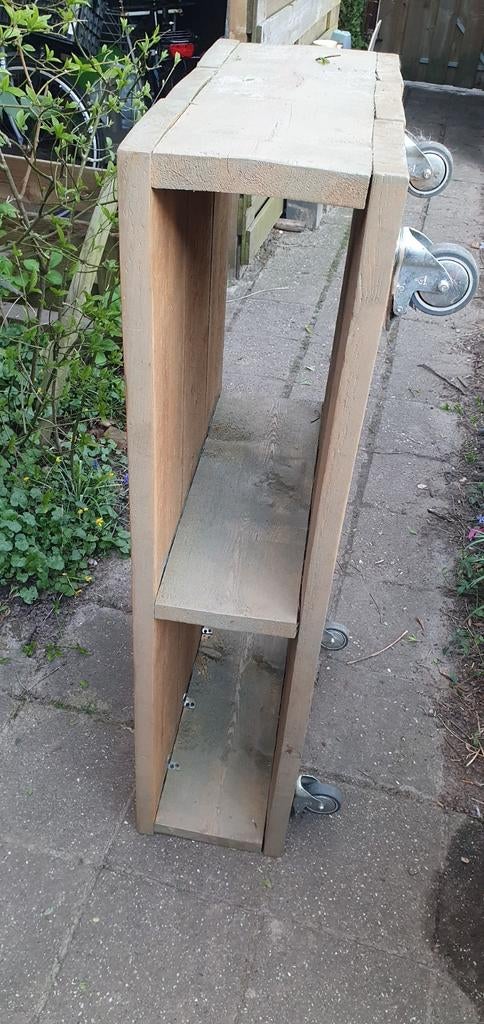 Steigerhouten salontafel tv kast., Huis en Inrichting, Tafels | Salontafels, Ophalen, 100 tot 150 cm, 50 tot 100 cm, Minder dan 50 cm