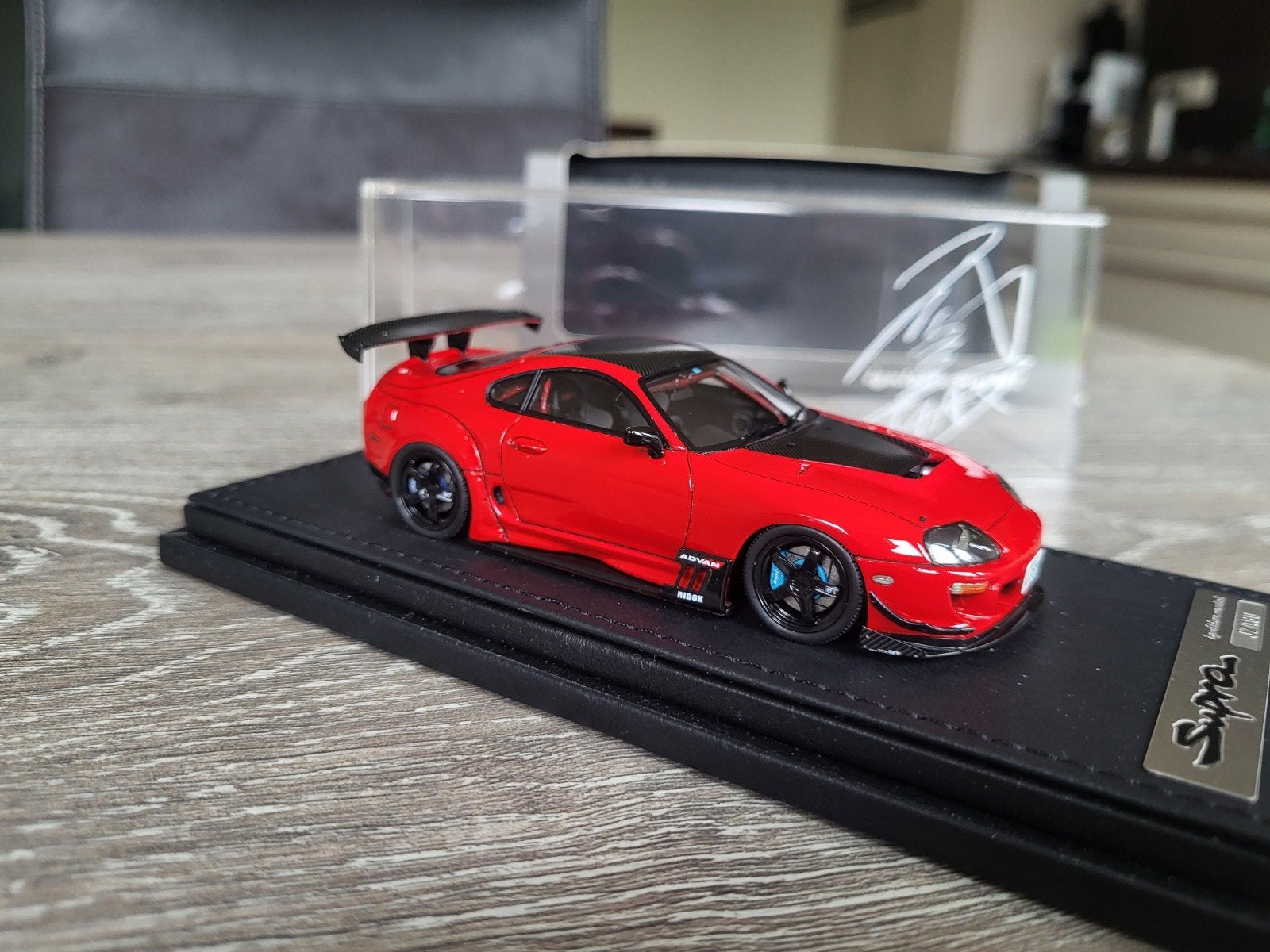 Toyota Supra mk4 ignition models schaal 1:43, Ophalen of Verzenden, Zo goed als nieuw, Auto, Overige merken