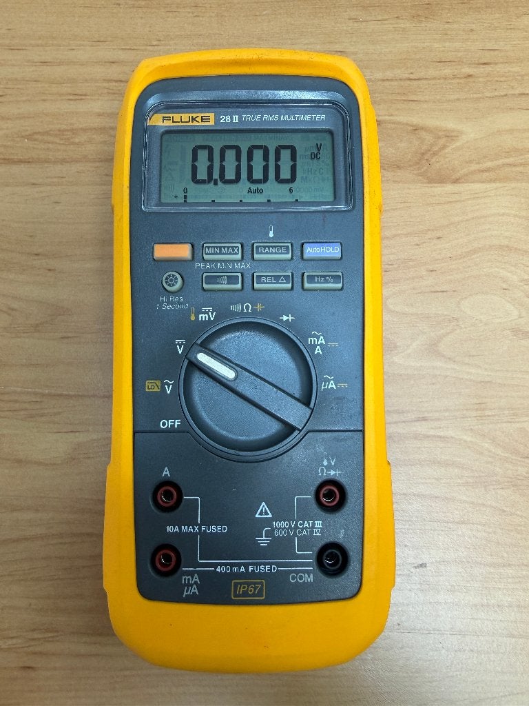Fluke 28 II True RMS industriële multimeter, Ophalen of Verzenden, Gebruikt, Multimeter
