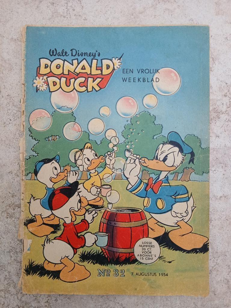 16 x Donald Duck uit 1954-1955-1956, Boeken, Meerdere stripboeken, Ophalen of Verzenden, Gelezen