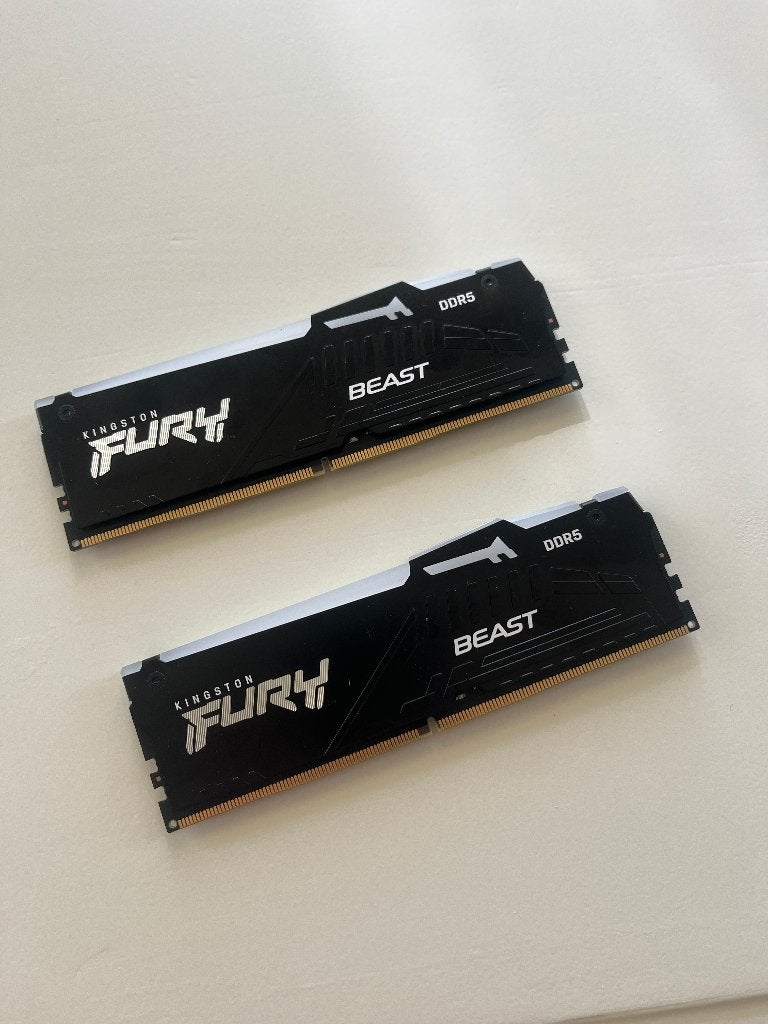 Kingston Fury Beast 2x16gb DDR5, Ophalen of Verzenden, Zo goed als nieuw, Desktop, DDR5