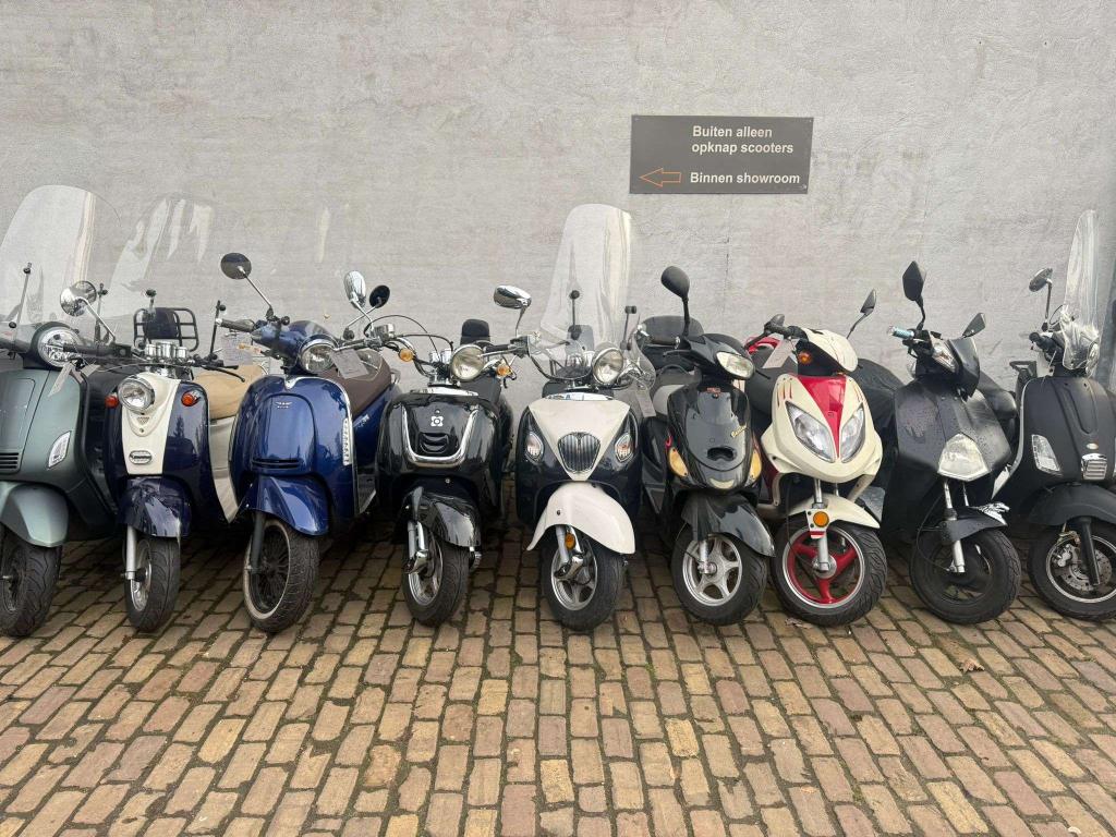 Partij opknap scooters diverse merken | handel/export, Fietsen en Brommers, Scooters | Overige merken, Gebruikt, Ophalen of Verzenden