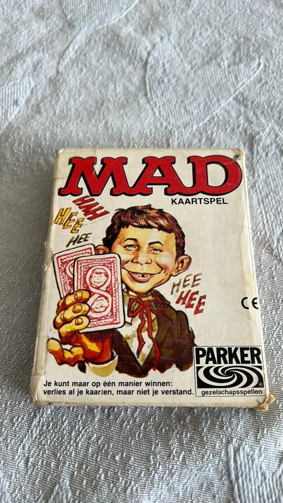 Compleet Mad kaartspel van Parker  spelregels doosje, Hobby en Vrije tijd, Gezelschapsspellen | Kaartspellen, Ophalen of Verzenden