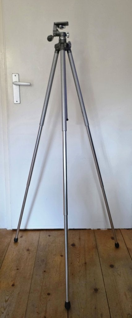 statief Merk Velbon), Audio, Tv en Foto, Fotografie | Statieven en Balhoofden, Ophalen of Verzenden, Gebruikt, 175 cm of meer
