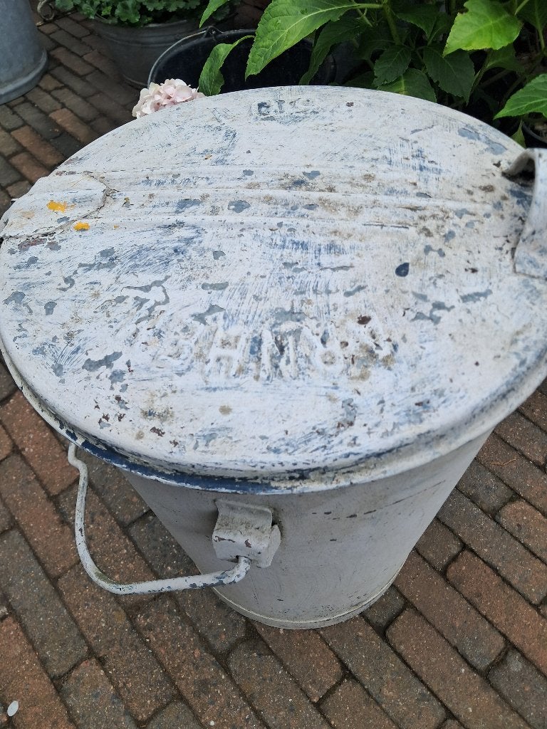 vuilnisemmer Arnhem,gebruikt en wit geverft, Ophalen of Verzenden