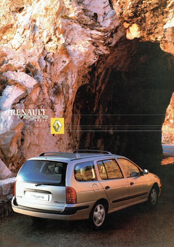 Folder Renault Mégane Break (2000), Verzenden, Gelezen, Renault