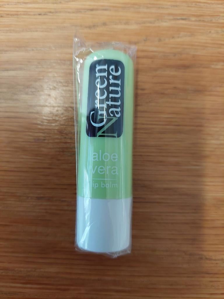 Green Nature aloe vera lip balm, Ophalen of Verzenden, Nieuw, Lippen, Verzorging