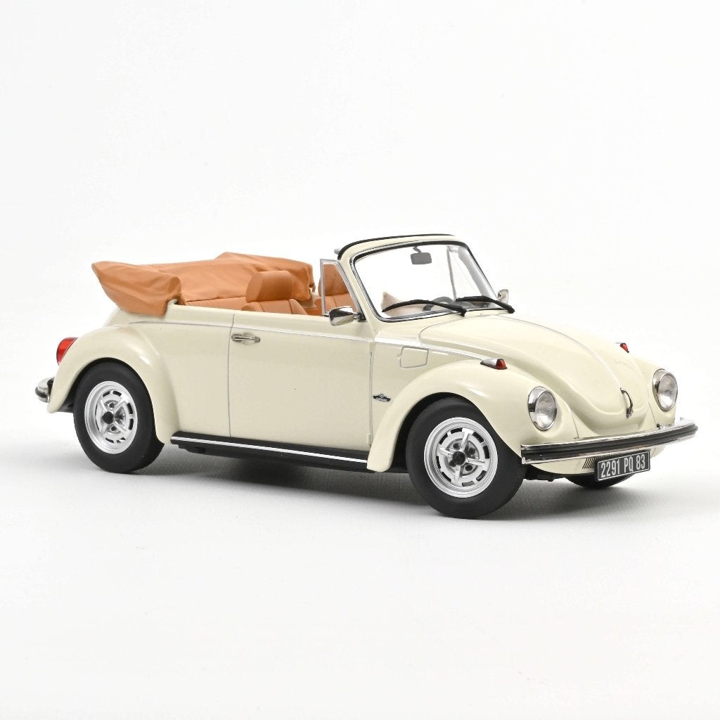 VW 1303 Cabriolet 1972  Ivoor schaal 1/18 NOREV REF. 188535