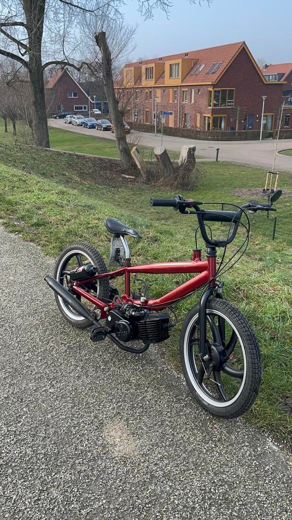 Zelfbouw BMX met Tomos motor, Ophalen of Verzenden, Gebruikt, Overige modellen
