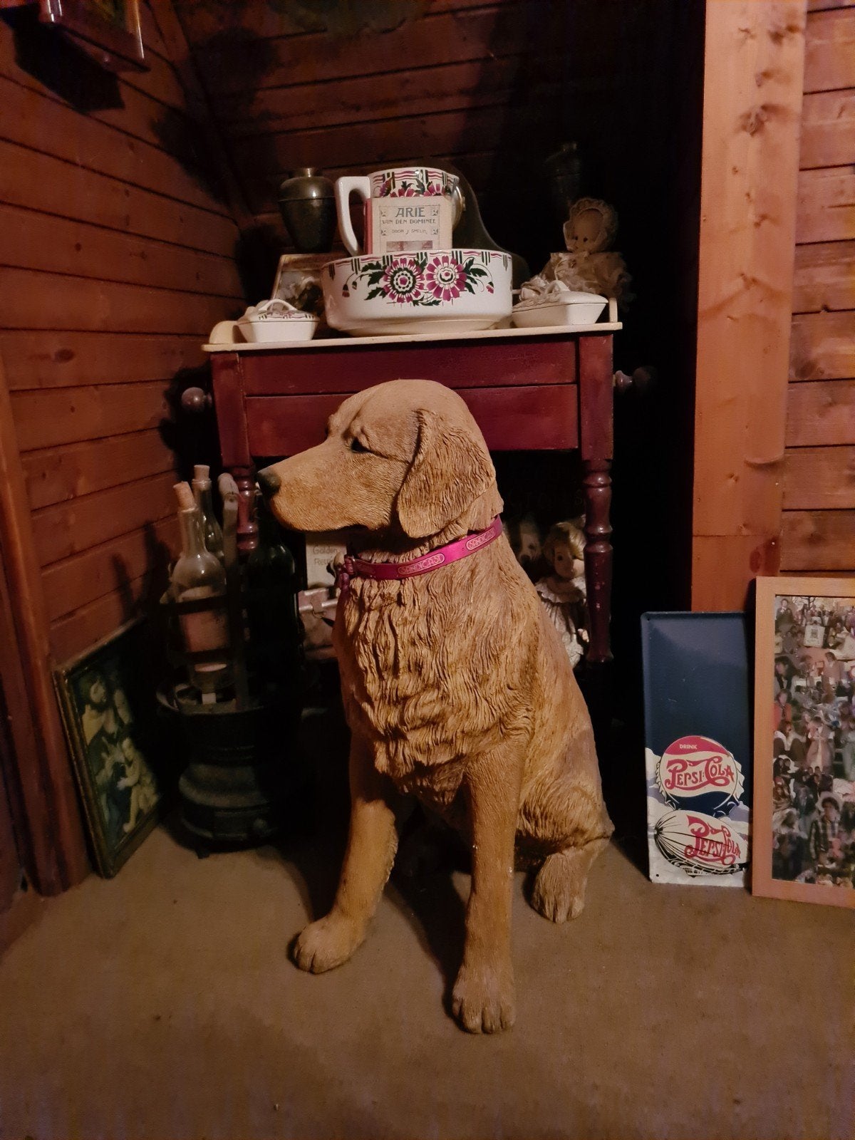 Groot Golden Retriever Beeld - Decoratief Hondenbeeld, Ophalen