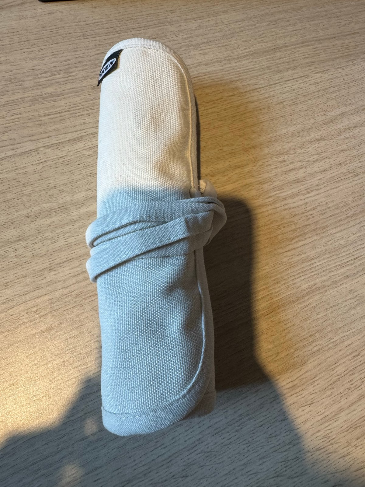 IKEA Solfagel Pennenrol / Kwastenrol, Overige thema's, Textiel, Beige, Ophalen of Verzenden