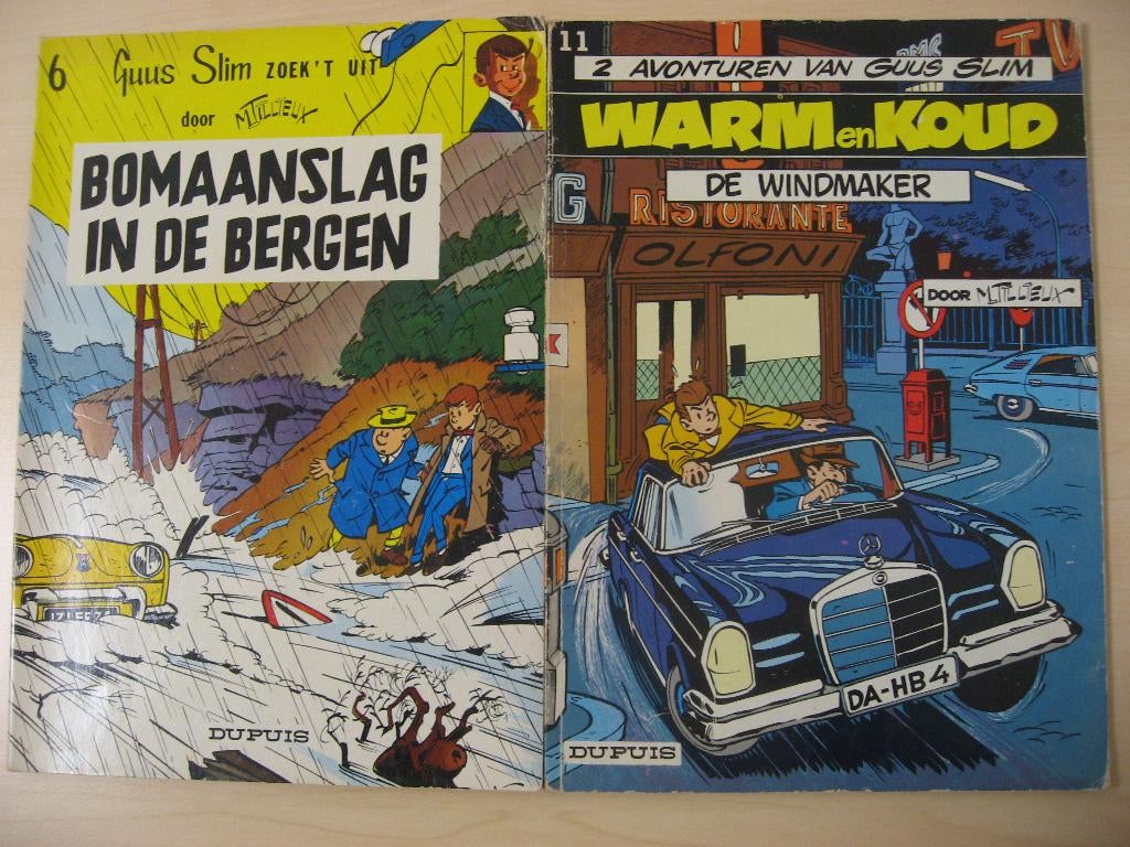 Guus Slim. Diversen oude delen., Meerdere stripboeken, Ophalen of Verzenden, Gelezen