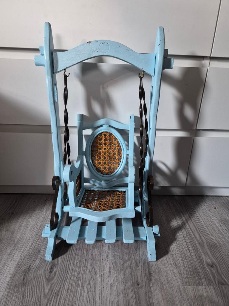 Schommelstoel pop, Antiek en Kunst, Ophalen