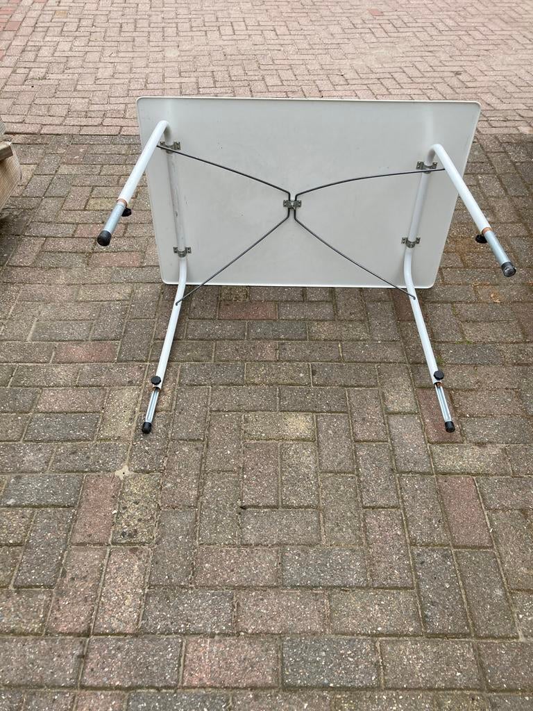 Campingtafel 100x70cm - In hoogte verstelbaar, Caravans en Kamperen, Kampeermeubelen, Ophalen, Gebruikt, Campingtafel