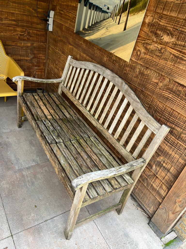 Gratis af te halen tuinbank, opknapper, Ophalen, Gebruikt, Hout