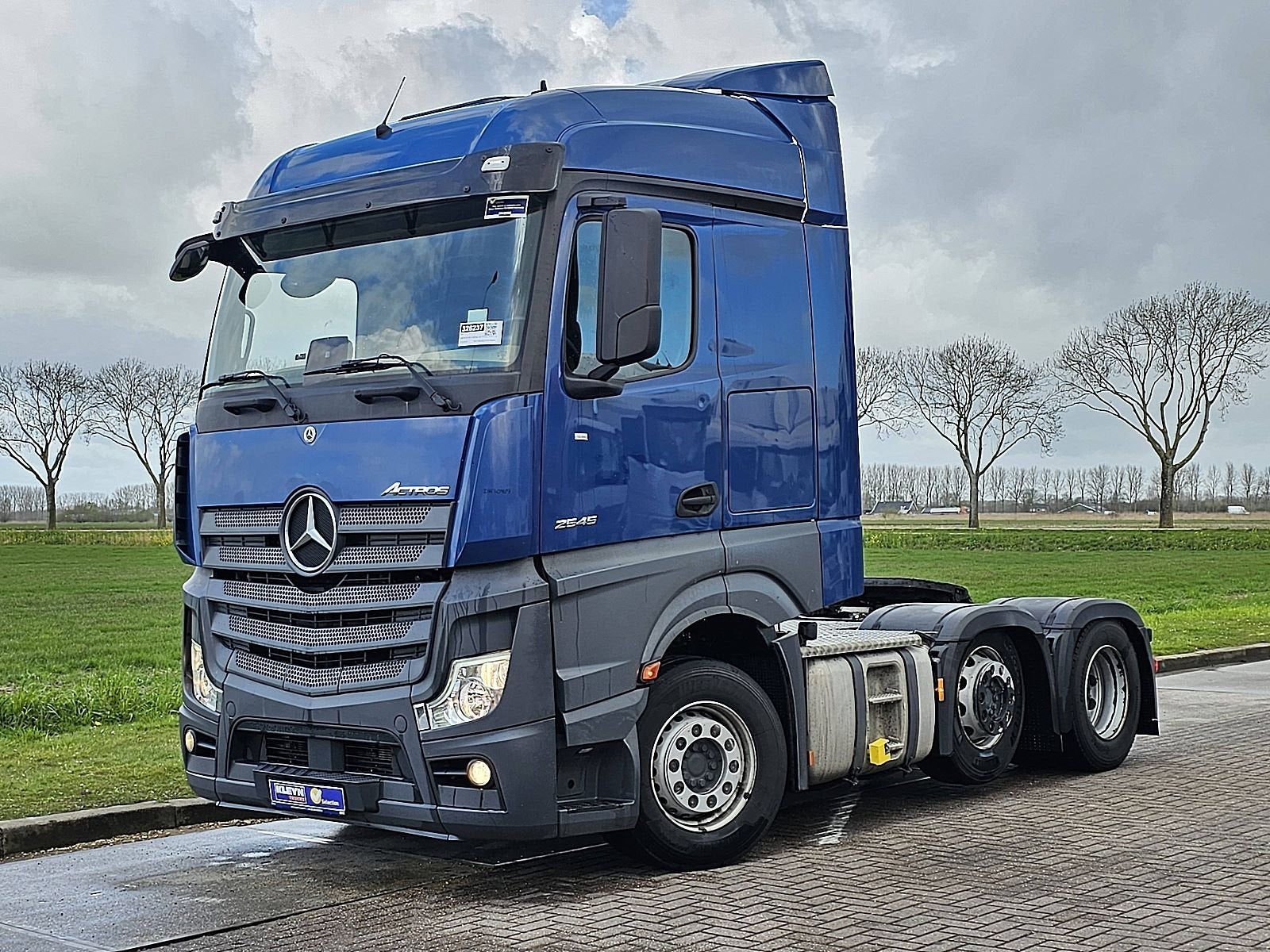MERCEDES-BENZ ACTROS 2545 LS 6x2 streamline mp5, Auto's, Automaat, Euro 6, Blauw, Stoelverwarming