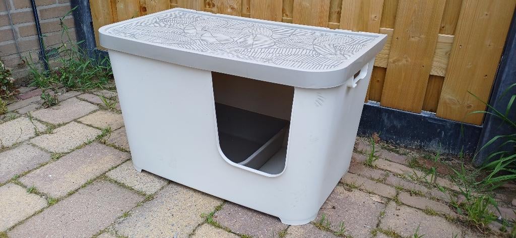 Kattenbak met deksel, Dieren en Toebehoren, Ophalen, Gebruikt, Gesloten