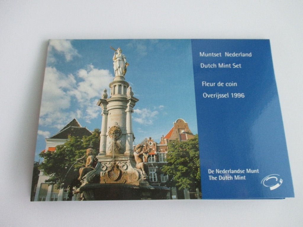 Jaarset 1996 Overijssel fdc, Postzegels en Munten, Munten | Nederland, Ophalen of Verzenden, Koningin Beatrix, Overige waardes
