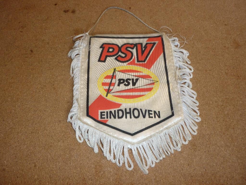 PSV vaantje voor in de auto , raam of aan de muur te hangen, Ophalen of Verzenden, Zo goed als nieuw, PSV, Vaantje of Sjaal