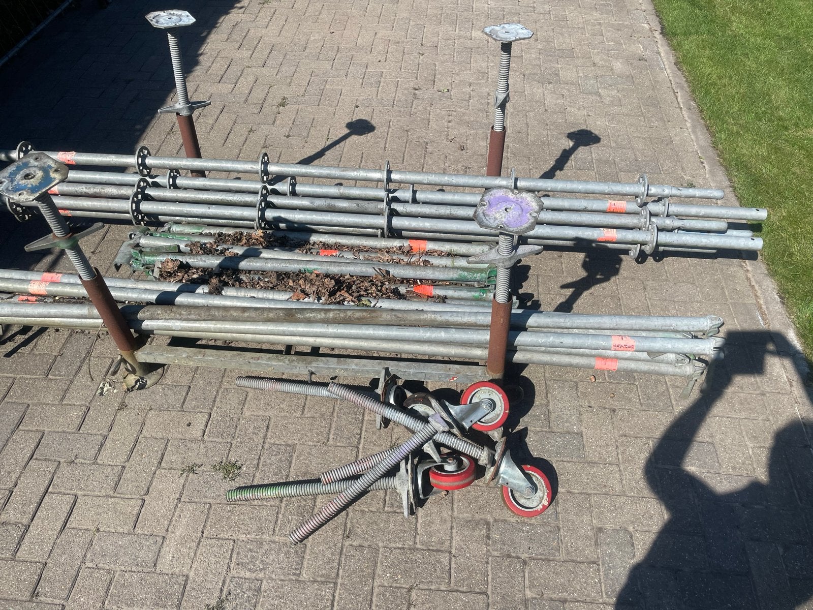 Layher ring steiger tekoop, Doe-het-zelf en Verbouw, Steigers, Ophalen, Gebruikt, Overige typen, 5 meter of hoger