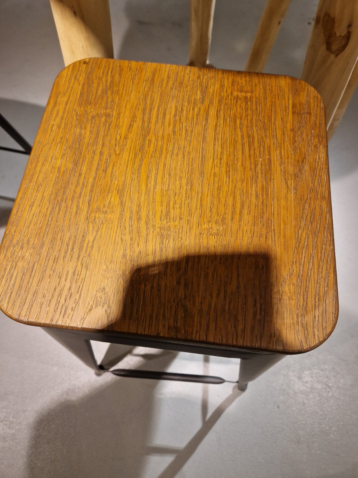 Barkruk metaal /hout 1 stuks, Ophalen, 60 tot 90 cm, Decostar, 1 kruk