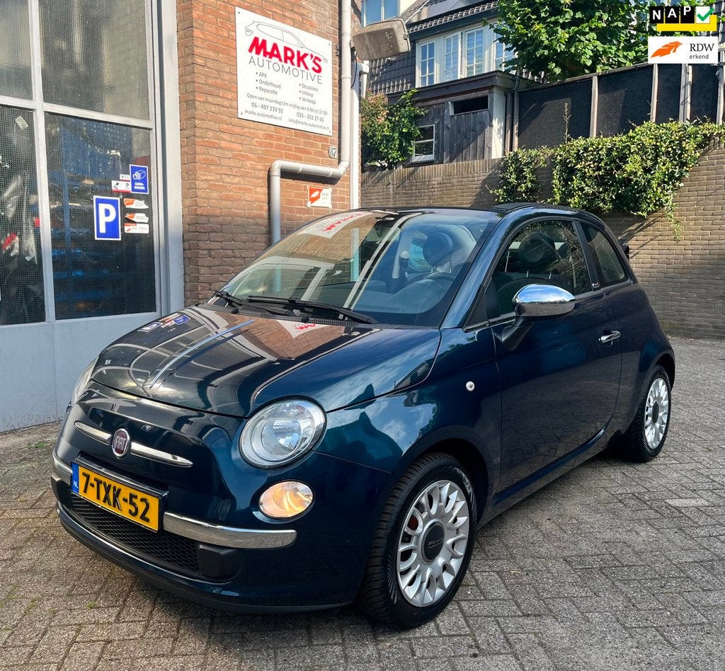 Fiat 500 C 0.9 TwinAir Turbo Easy, Auto's, Fiat, Gebruikt, Cabriolet, Leder en Stof, Origineel Nederlands