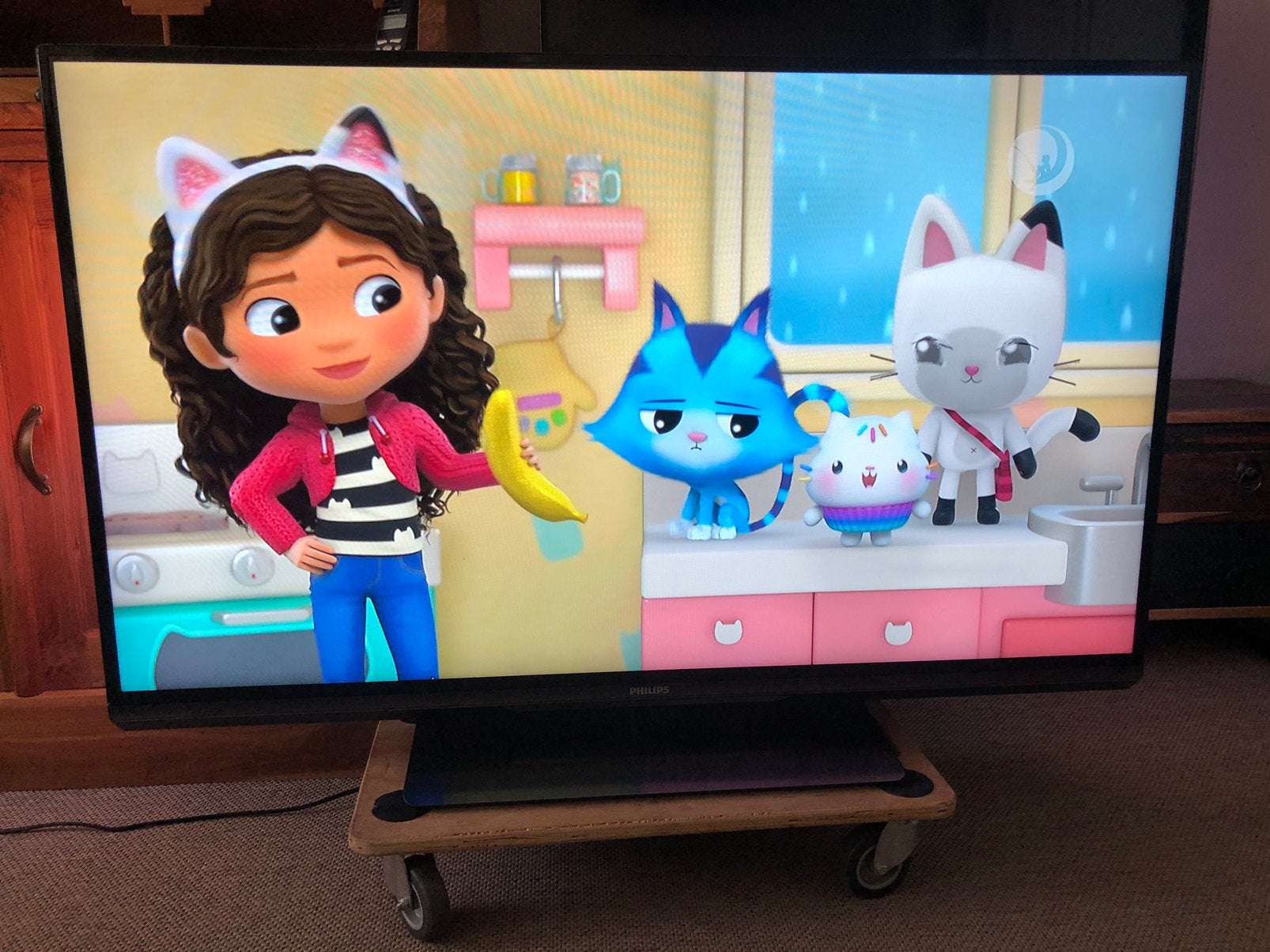 PHILIPS SMART LED AMBILIGHT TV 47 inch / 120 cm  Met Defect, Ophalen, Philips, 50 Hz, 100 cm of meer
