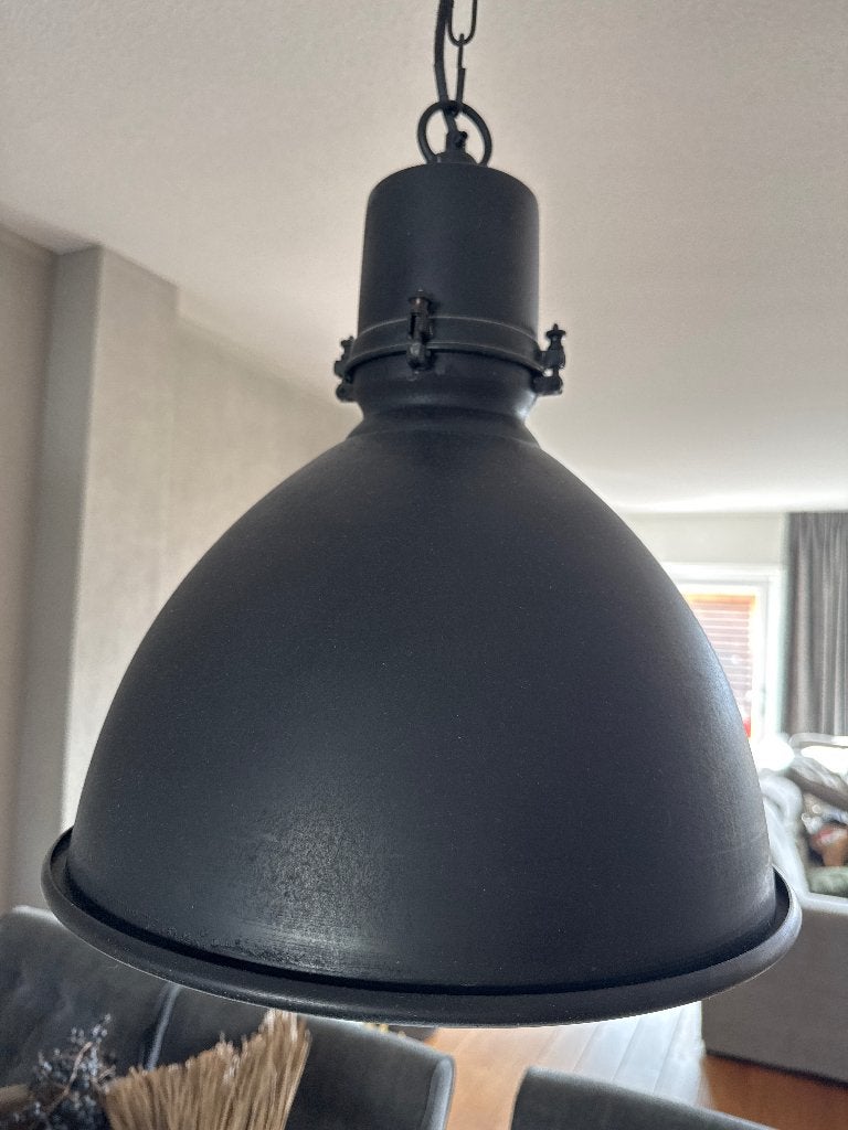 Industriële hang lampen, Huis en Inrichting, Ophalen, Gebruikt, Metaal, E27 (groot)