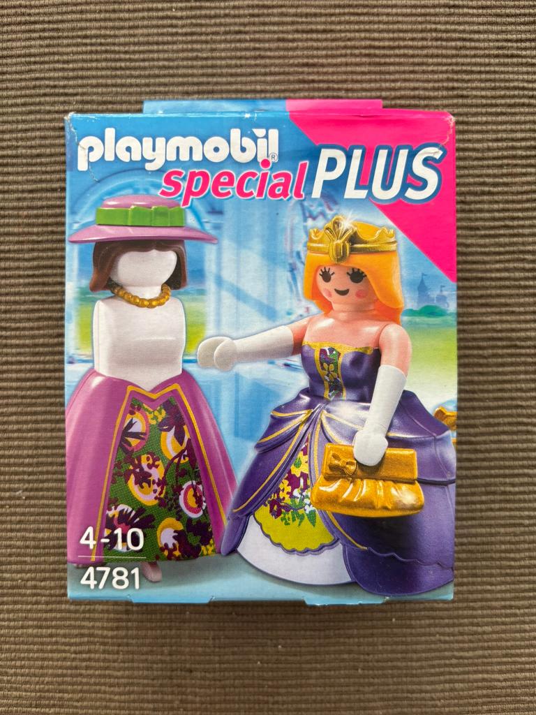 Playmobil plus setje doosje 4781 gala jurk hoed tiara dame!, Ophalen of Verzenden, Zo goed als nieuw, Complete set