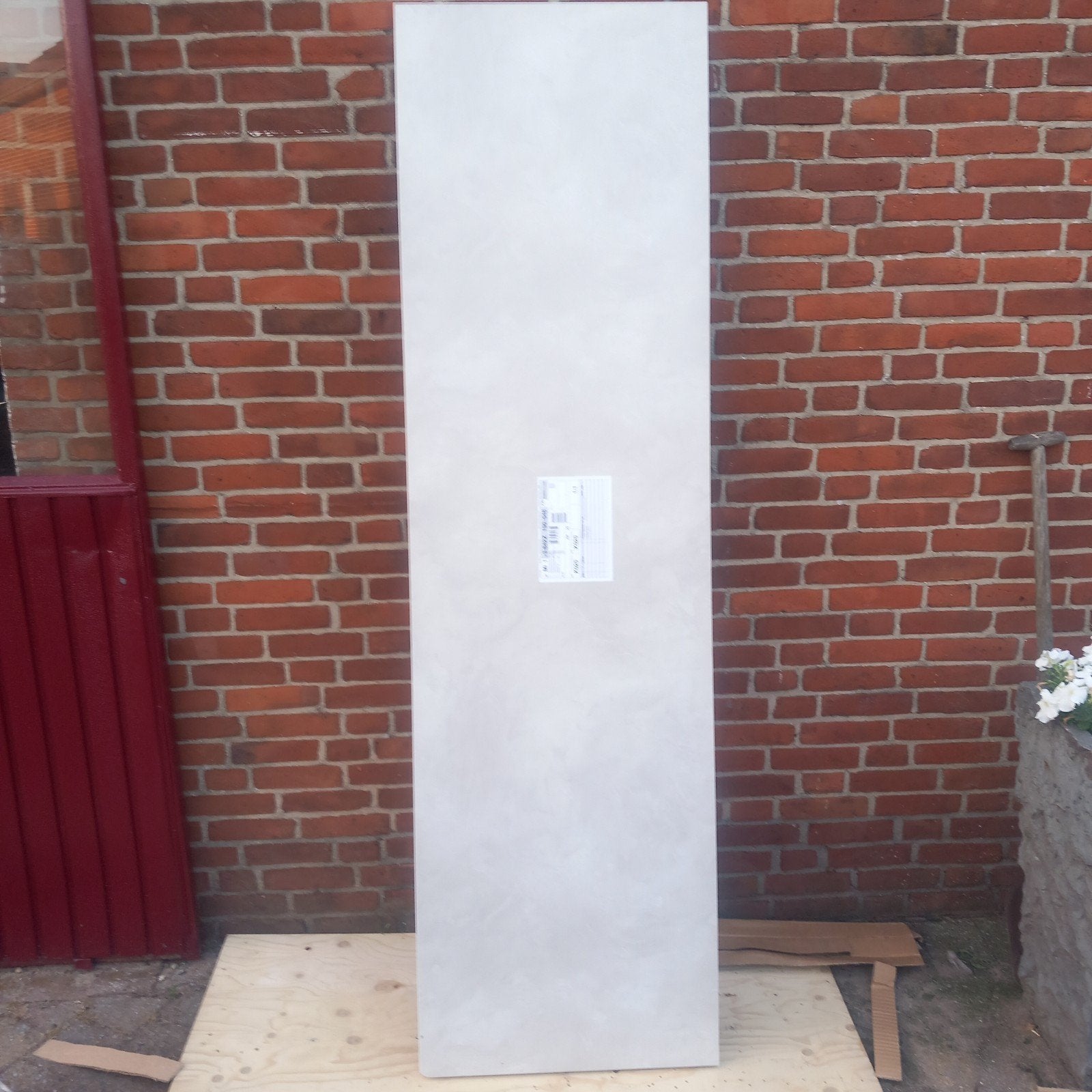 Nieuw Keukenblad 208x60cm - dikte 39 mm. DUROPAL  hoekblad, Huis en Inrichting, Keuken | Keukenelementen, Ophalen, Nieuw, 200 cm of meer