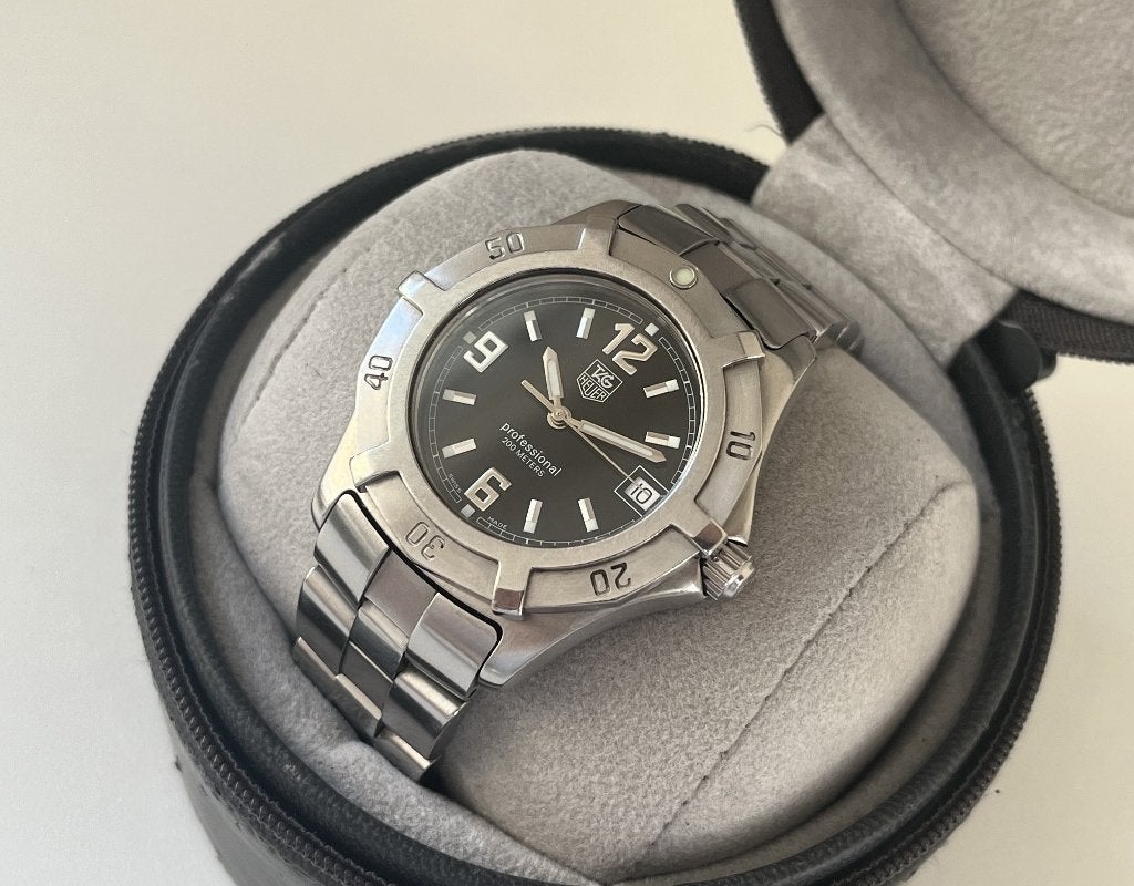 TAG Heuer 2000 Exclusive - WN1110 - incl. box, Sieraden, Tassen en Uiterlijk, Horloges | Heren, Staal, Gebruikt, Staal, Polshorloge