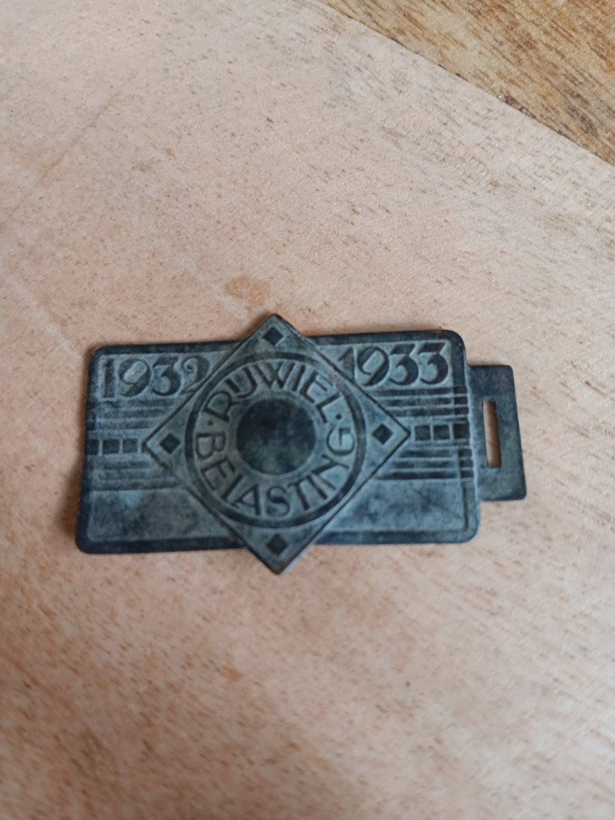 Fiets plaatje 1932-1933, Ophalen of Verzenden