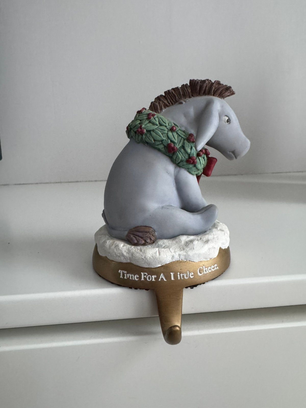 Kerstsokkenhouder van Eeyore - Disney (Michael & Company), Ophalen of Verzenden, Winnie de Poeh of vrienden, Zo goed als nieuw