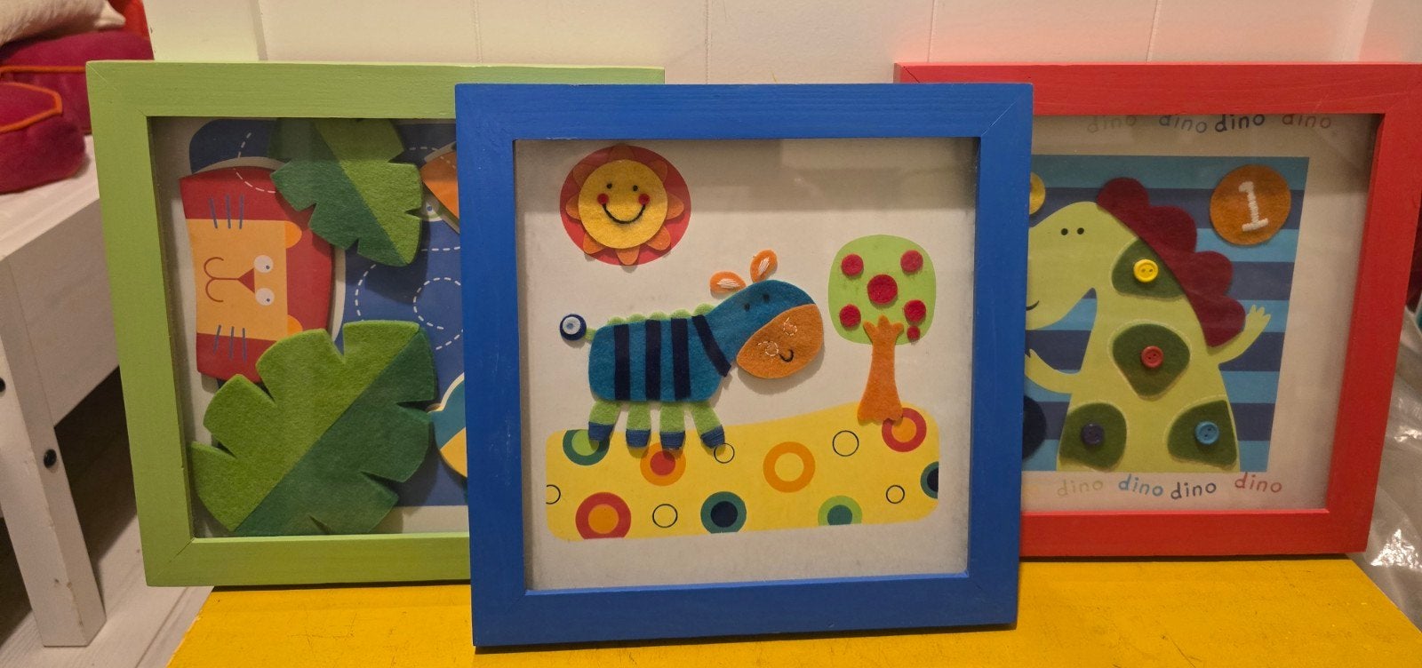 3 mooie schilderijtjes "kinderkamer", Ophalen of Verzenden, Zo goed als nieuw