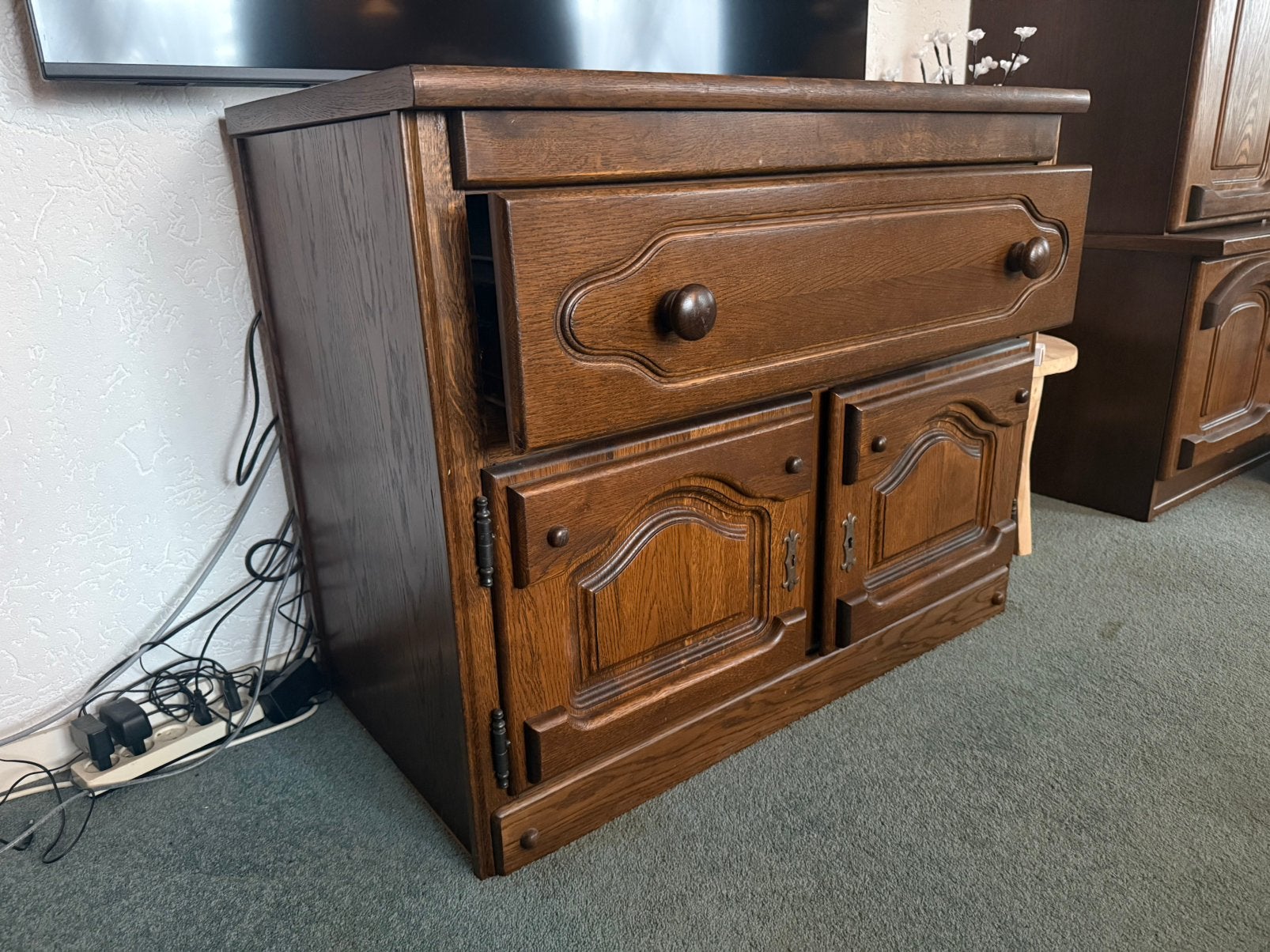TV meubel/kast, Ophalen, Gebruikt, 50 tot 100 cm, Minder dan 100 cm