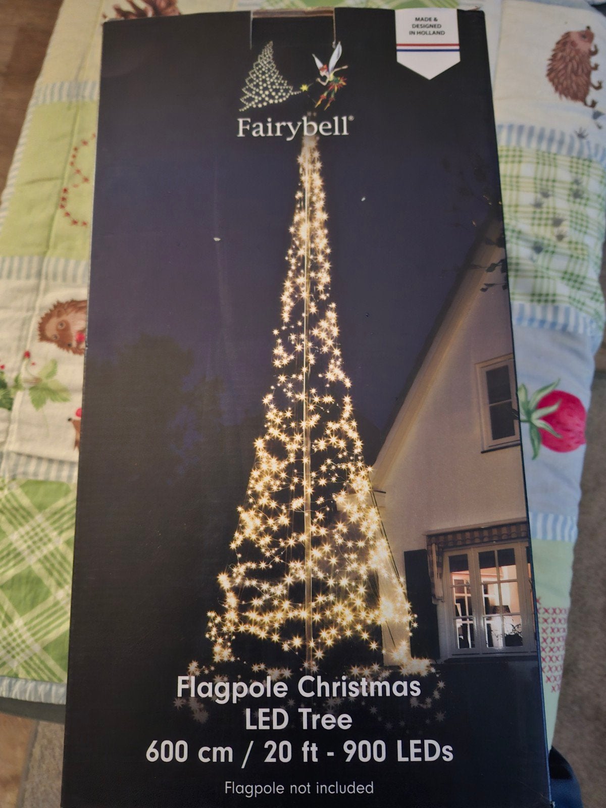 Fairybell vlaggenmast kerstverlichting  600cm 900 LEDS, Diversen, Ophalen of Verzenden, Nieuw