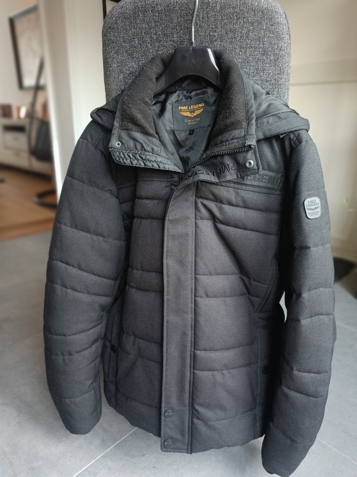 PME Legend Herenwinterjas - Zwart - Maat L, Maat 52/54 (L), Zwart, Ophalen of Verzenden, PME Legend